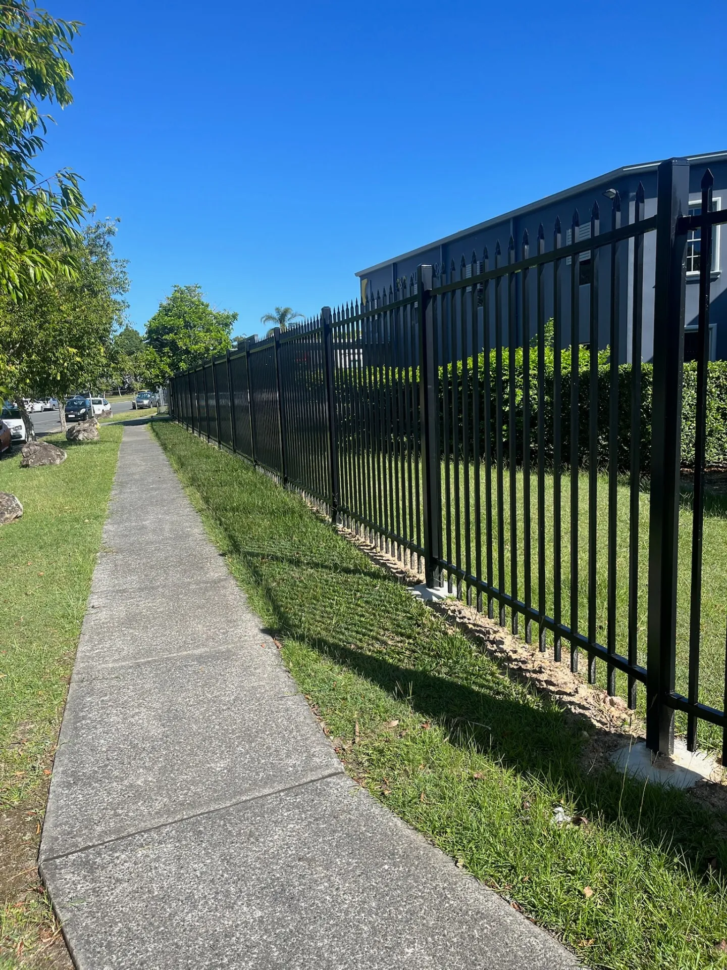Aluminium fencing by Wood Trades