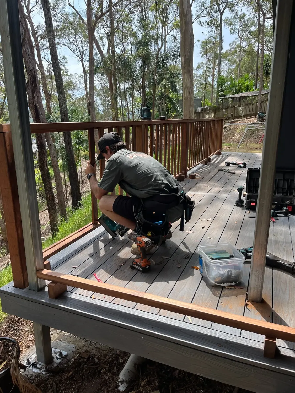 Pool Decking — Tallebudgera Valley, QLD